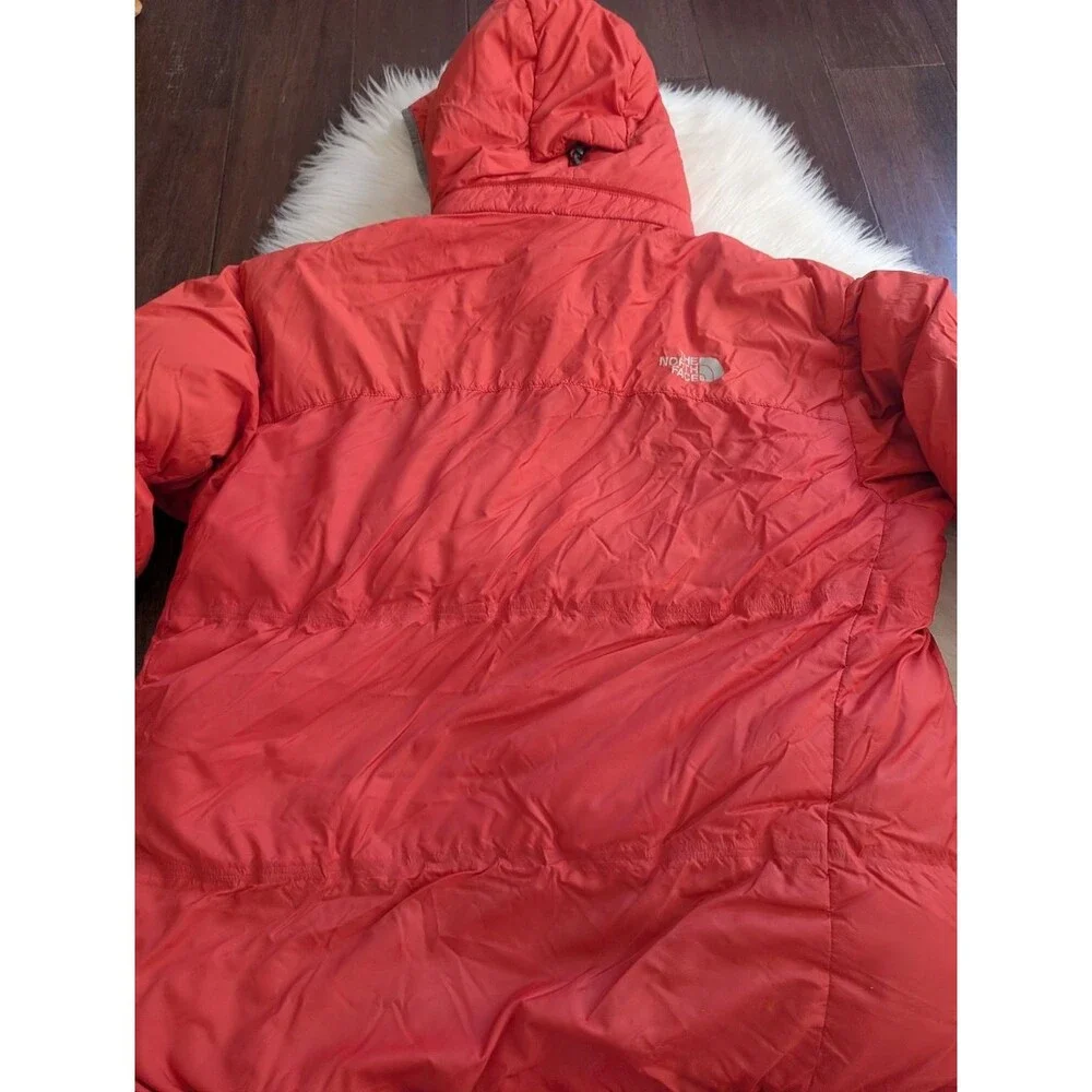 The North Face Red Summit Series 700 Goose Down Hooded Puffer Jacket M Medium